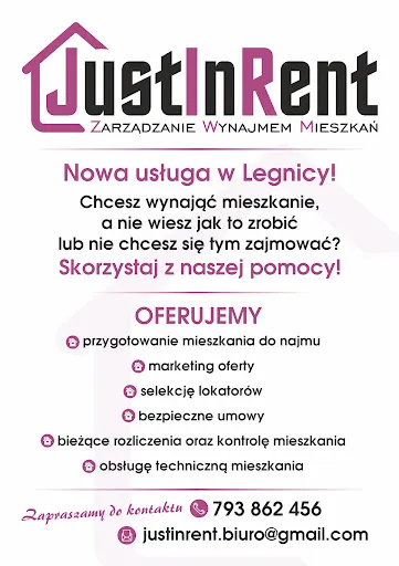 JustInRent Zarządzanie Najmem Mieszkań